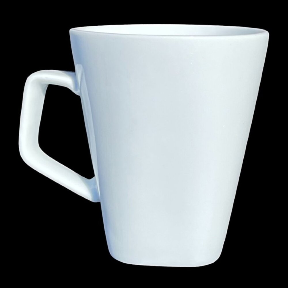 Canopy White Square Porcelain Mug New